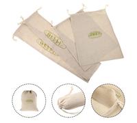 4 Pcs Sacchetti Riutilizzabili Per Pane Sacchetto Del Grande Borse Con Coulisse