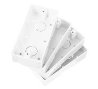 4 Pcs Scatola Di Commutazione Montaggio Superficiale Cassetta Elettrica