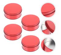 4 Pcs Scatola Di Del Biscotto Vuoto Barattoli Vuoti Banda Stagnata