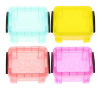 4 Pcs Scatola Di Immagazzinaggio Portatile Contenitore Per Gioielli Mini