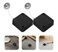 4 Pcs Scatola Di Sicurezza Con Cavo Smarrita Supporto Per Lucchetto Retrattile