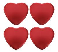 4 Pcs Scatola Latta Cuore Scatole Per Caramelle in Banda Stagnata