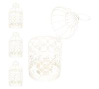 4 Pcs Scatoline Bomboniere Matrimonio Decorazione Della Gabbia Per Uccelli
