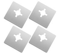 4 Pcs Scheda Di Riparazione Della Serratura Porta Piastra Rinforzo Maniglia