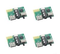 4 pcs Scheda per altoparlante Wireless 5W per Kit Audio DIY 4 | per TWS Pairing, USB-C 5V 1A, 2-4 Ohm, 3.7V