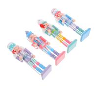 4 Pcs Schiaccianoci Decorazioni Soldato in Legno Ornamenti Di Cracker Dado