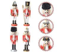 4 Pcs Schiaccianoci Soldatino Soldato Ornamento Dello Decorazioni Di