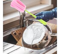 4 Pcs Scovolino Per Bottiglie Borraccia Spazzola Silicone Collo Stretto