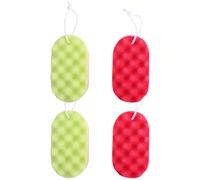 4 Pcs Scrubber Doccia Spugna Da Bagno Spugne Esfolianti Per Il Corpo