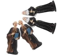 4 Pcs Scultura Religiosa Arredamento Di Micro Paesaggi Decorazione Cristiana