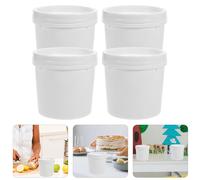 4 Pcs Secchi Plastica Secchio Pittura D'olio Contenitore Di Vernice