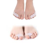 4 Pcs Separatori per dita dei piedi, Raddrizza dita silicone, Tutore Alluce Valgo Correttore Protezione, Separatore Dita Piede, Prevenzione Dolori Borsite