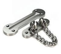 4 PCS serratura della catena della porta, serratura antifurto, serratura di ventilazione della finestra, limitatore della finestra a prova di bambino, catena universale della porta di sicurezza,