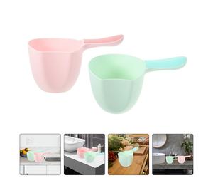 4 Pcs Sessola in Plastica Mestolo Piccolo Paletta Da Bagno D'acqua