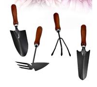 4 Pcs Set Di Attrezzi Da Giardino Paletta Giardinaggio Piccola Cazzuola