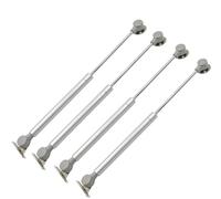 4 Pcs Silver Lift Strut Stay Support Kit, Hydraulic Support Soft Close Hinges 20N-150N(80N)