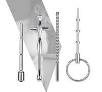 4 PCS sonda dilatatore in acciaio inox è leggero e impermeabile