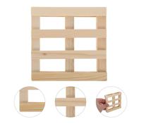 4 Pcs Sottobicchiere in Legno Massello Sottobicchieri Della Fattoria