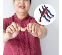 4 Pcs Spazzola Per Dentiera Morbida Spazzolini Protesi Spazzolino Doppia Faccia