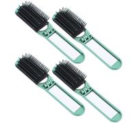 4 Pcs Spazzola Pieghevole Portatile Pettine Per Capelli Da Viaggio