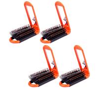 4 Pcs Spazzola Viaggio Da Per Capelli Pettine Portatile Riparato Pelo Tascabile
