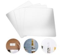 4 Pcs Specchio A Porta Specchiera Da Parete Piastrelle Per Attaccare Allo