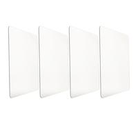4 Pcs Specchio Autoadesivo Piastrelle Da Parete Del Bagno Attaccare Allo