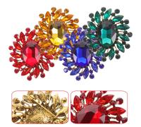 4 Pcs Spilla Con Strass Delicata Per Donna Spille D'epoca Alla Moda