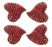 4 Pcs Spilla D'amore Per Vestito Con Strass Spille Eleganti Da Donna