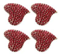 4 Pcs Spilla Forma Di Cuore D'amore Per Vestito Spille Da Donna Eleganti
