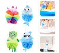 4 Pcs Spugna Di Luffa Per Bambini Scrubber Il Corpo Spugne Da Bagno