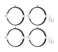4 Pcs Staffa Regolabile per Tubo, Supporto a Parete/Soffitto 152mm