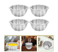 4 Pcs Stampi Antiaderenti Per Budino Stampo Chiffon Cake Tazze Torta