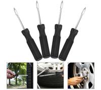 4 Pcs Strumento Per La Riparazione Dei Pneumatici Patch Di L'auto Con Plug