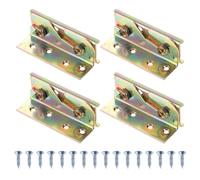 4 Pcs Supporto Del Telaio Spondina Letto Connettore Mobili Da