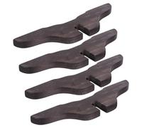 4 Pcs Supporto Divisorio Pieghevole Cavalletto Sostegno in Legno