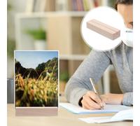 4 PCS Supporto Per Calendario Tavolo Espositore in Legno Porta Della Carta Di