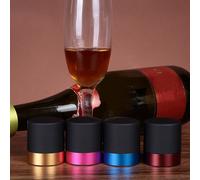 4 Pcs Tappatrice Tappi Sughero in Silicone Per Bottiglie Tappo Bottiglia