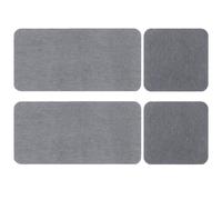 4 Pcs Tappetino Bagno Diatomite Tappeto Da Sottobicchieri Assorbenti