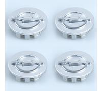 4 pcs Tappi Coprimozzo per Opel Zafira C P12 I 2012-2019 Fregi Cerchi in Lega Coprimozzo Copertura Centrale Della Ruota per Cerchioni Copertura Antipolvere,60mm-Silver