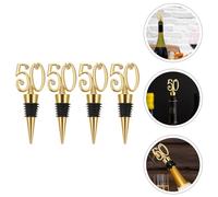 4 Pcs Tappo Di Bottiglia Compleanno Chiusura Della Fornitura Vino