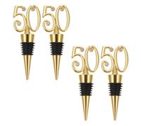 4 Pcs Tappo Di Bottiglia Compleanno Per Sigillato Fornitura Vino