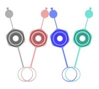 4 Pcs Tappo Per Borraccia Coperchio Della Brocca Dell'acqua Cappuccio D'acqua