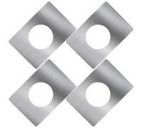 4 Pcs Targhetta Porta Piastra Di Rinforzo Serratura Riscontro Della Maniglia