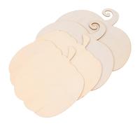 4 Pcs Tavola Di Zucca Germi Bianchi Pannello Dipinto Legno Ritaglio Non Finito