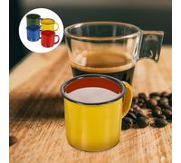 4 Pcs Tazza Smaltata Bambino Da Caffè Addensata Latte Multifunzione
