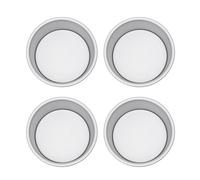 4 Pcs Teglia Per Crostata Fondo Removibile Teglie Rotonde Antiaderente