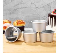 4 Pcs Teglia Rotonda Per Torte Piccolo Stampo Dolci Teglie Rotonde