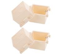 4 Pcs Terminal Box Scuro Contenitore Di Plastica Scatole Prese Elettriche