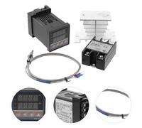 4 Pcs Termostato Programmabile Termometro Sonda Regolatore Di Temperatura